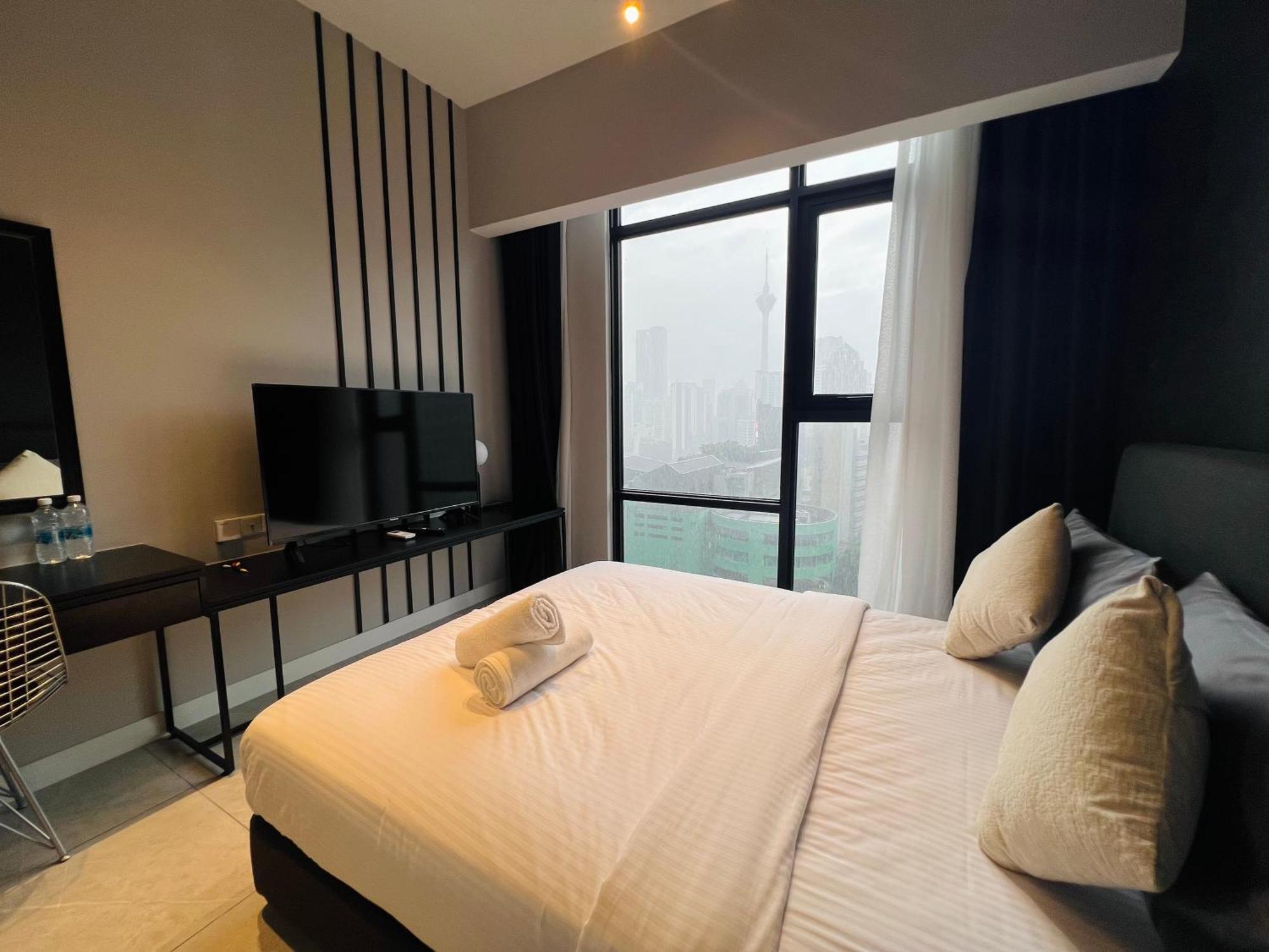 קואלה לומפור Popular Suites At Axon Residence Klcc מראה חיצוני תמונה